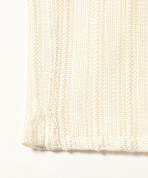 BEAMS（ビームス）の「BEAMS / メッシュ オープンカラーシャツ（シャツ/ブラウス・メンズ・ブラック/オフホワイト・L/M/S/XL）」の20枚目の写真