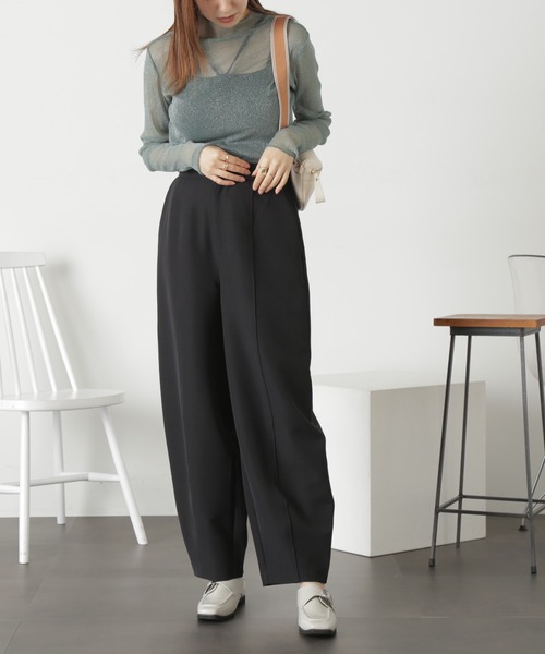 FREE'S MART（フリーズマート）の「◇ラメシアー長袖カットソー（Tシャツ/カットソー・レディース・ホワイト/グリーン/ブラック・FREE）」の19枚目の写真