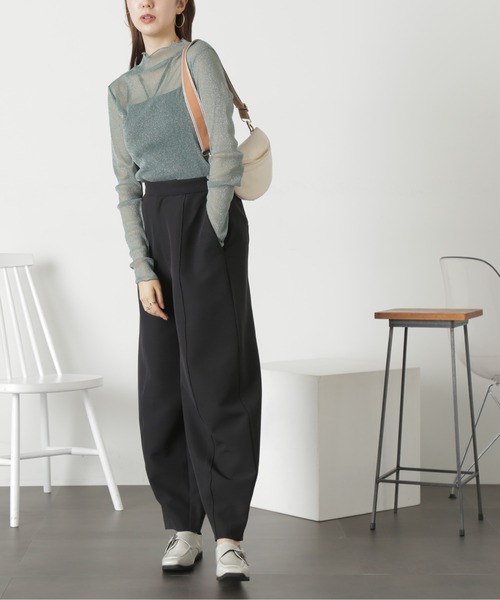 FREE'S MART（フリーズマート）の「◇ラメシアー長袖カットソー（Tシャツ/カットソー・レディース・ホワイト/グリーン/ブラック・FREE）」の21枚目の写真