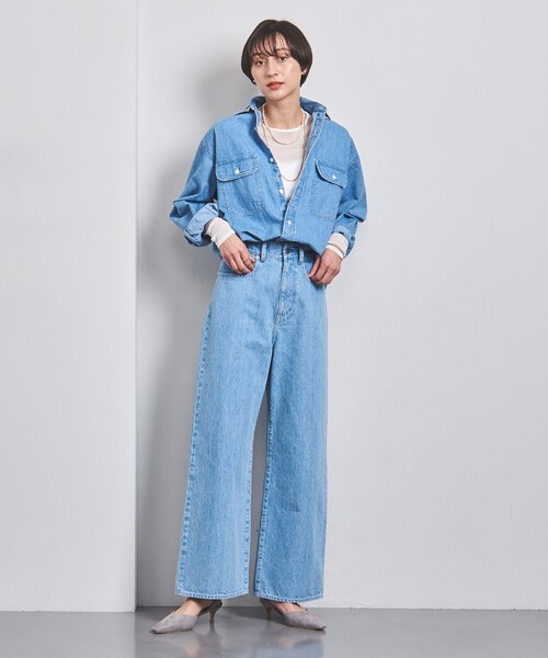 UNITED ARROWS(ユナイテッドアローズ)の「ポインテッドスクエア スリングバック ミュール(サンダル・レディース・ライラック/グレー・35/36h/37/37h/35h/36/38)」の5枚目の写真