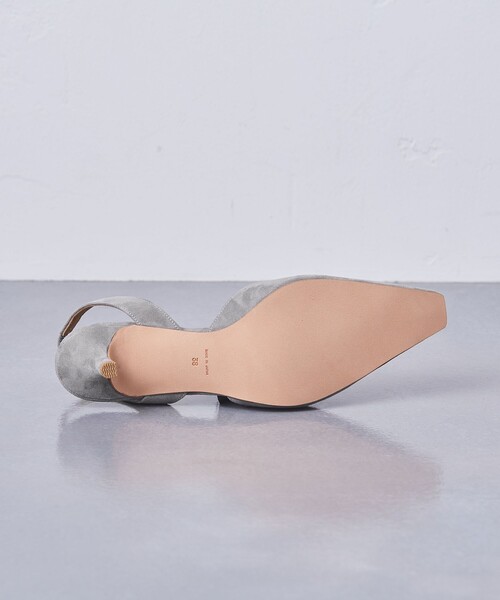 UNITED ARROWS(ユナイテッドアローズ)の「ポインテッドスクエア スリングバック ミュール(サンダル・レディース・ライラック/グレー・35/36h/37/37h/35h/36/38)」の11枚目の写真