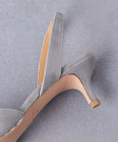 UNITED ARROWS(ユナイテッドアローズ)の「ポインテッドスクエア スリングバック ミュール(サンダル・レディース・ライラック/グレー・35/36h/37/37h/35h/36/38)」の14枚目の写真