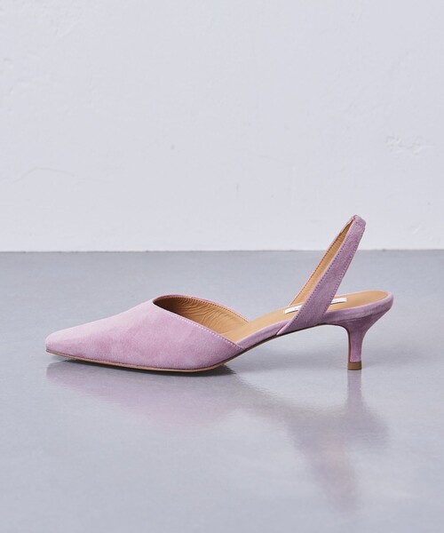 UNITED ARROWS(ユナイテッドアローズ)の「ポインテッドスクエア スリングバック ミュール(サンダル・レディース・ライラック/グレー・35/36h/37/37h/35h/36/38)」の15枚目の写真