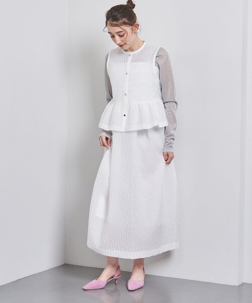 UNITED ARROWS(ユナイテッドアローズ)の「ポインテッドスクエア スリングバック ミュール(サンダル・レディース・ライラック/グレー・35/36h/37/37h/35h/36/38)」の21枚目の写真