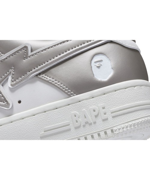BAPESTA ベイプスタ ヒールイン レディース スニーカー シルバー BAPESTA ベイプスタ ヒールイン レディース スニーカー シルバー