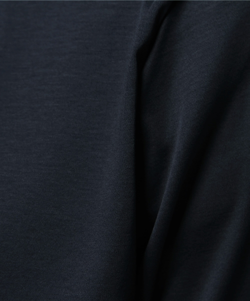 ESTNATION（エストネーション）の「ESTNATION コットンスムースTシャツ（Tシャツ/カットソー・メンズ・ネイビー/ホワイト/ブラック・MEDIUM/SMALL/LARGE）」の4枚目の写真