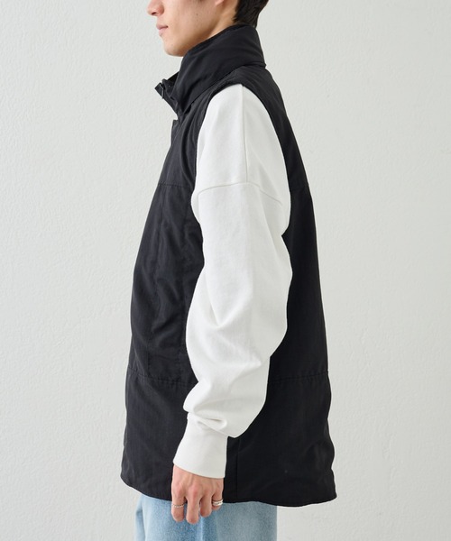 COLONY 2139(コロニートゥーワンスリーナイン)の「G.Y.M ナイロンタスランベスト(ベスト・メンズ・ブラック/ホワイト・MEDIUM/LARGE)」の14枚目の写真