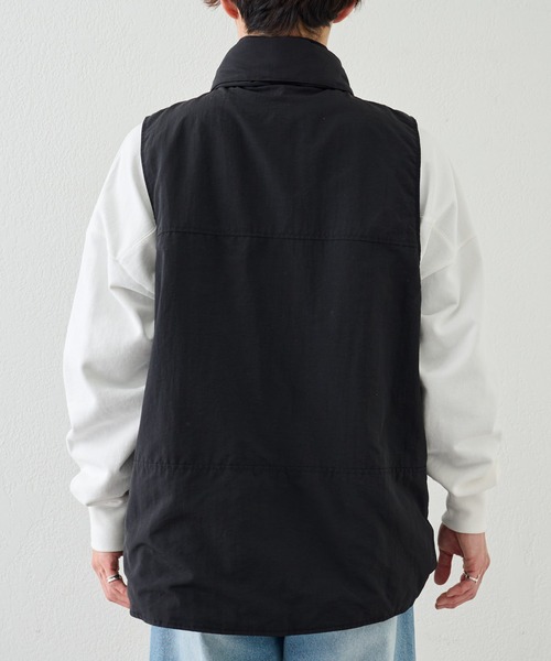 COLONY 2139(コロニートゥーワンスリーナイン)の「G.Y.M ナイロンタスランベスト(ベスト・メンズ・ブラック/ホワイト・MEDIUM/LARGE)」の15枚目の写真