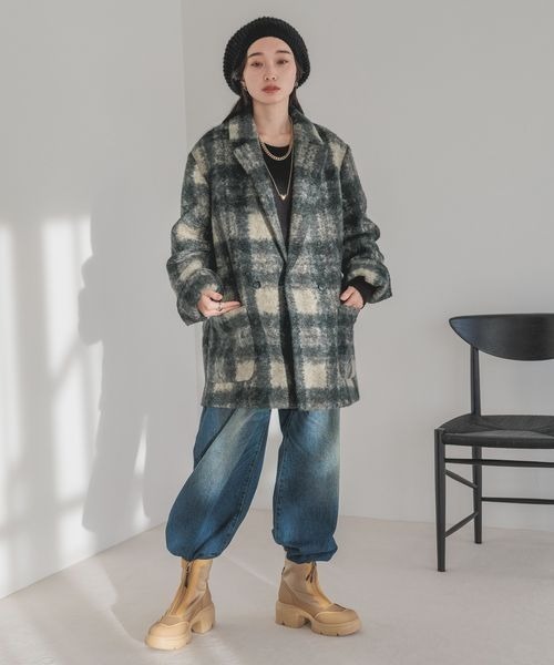 JEANASIS（ジーナシス）の「mix material boots/995558（ブーツ・レディース・ベージュ系その他/ブラック/グレー系その他・MEDIUM/LARGE）」の20枚目の写真