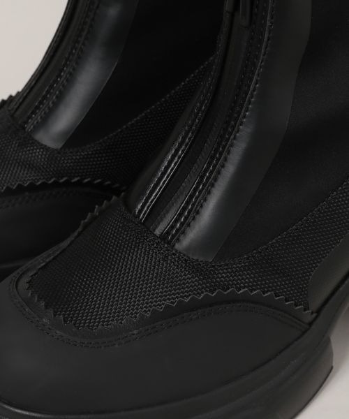 JEANASIS（ジーナシス）の「mix material boots/995558（ブーツ・レディース・ベージュ系その他/ブラック/グレー系その他・MEDIUM/LARGE）」の6枚目の写真