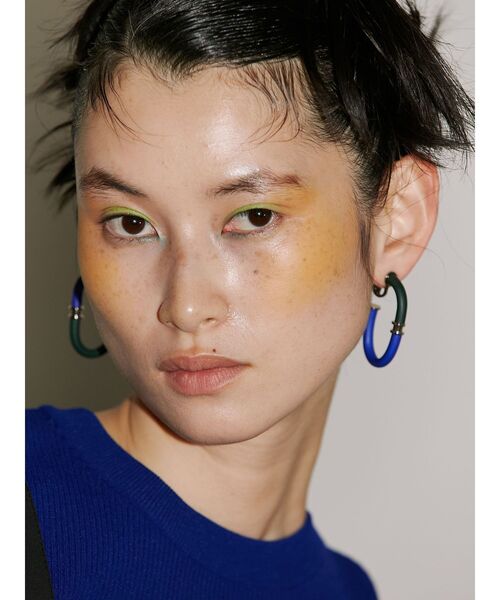 UN3D.（アンスリード）の「2 TONE CURVE EARRING / 2トーン