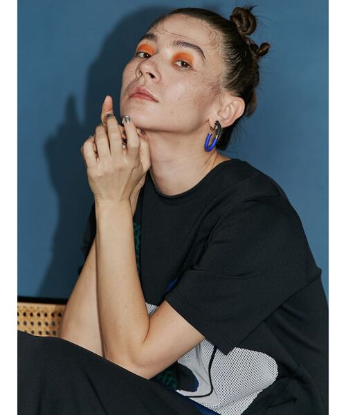 UN3D.（アンスリード）の「2 TONE CURVE EARRING / 2トーン