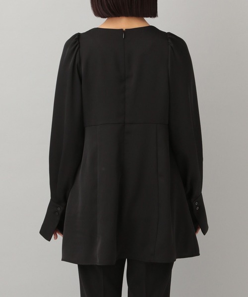 A part by（アパートバイ）の「ペプラムブラウス（シャツ/ブラウス・レディース・アイボリー/ブラック・FREE）」の11枚目の写真