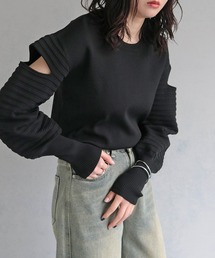 cheriella | 【cheriella】WEB限定デザインスリーブスポンディッシュニット(ニット/セーター)