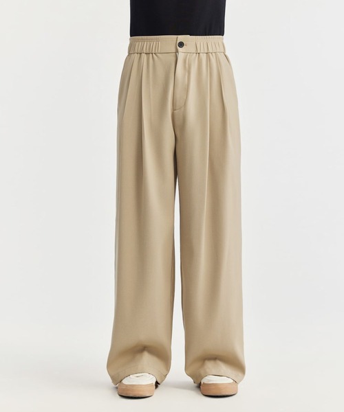 【セール】ワイドレッグ バギー トラウザーパンツ（スラックス）｜CORPUS TOKYO（コーパス トーキョー）