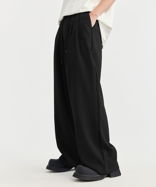 【セール】ワイドレッグ バギー トラウザーパンツ（スラックス）｜CORPUS TOKYO（コーパス トーキョー）