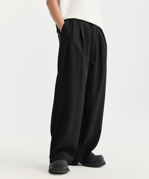 【セール】ワイドレッグ バギー トラウザーパンツ（スラックス）｜CORPUS TOKYO（コーパス トーキョー）