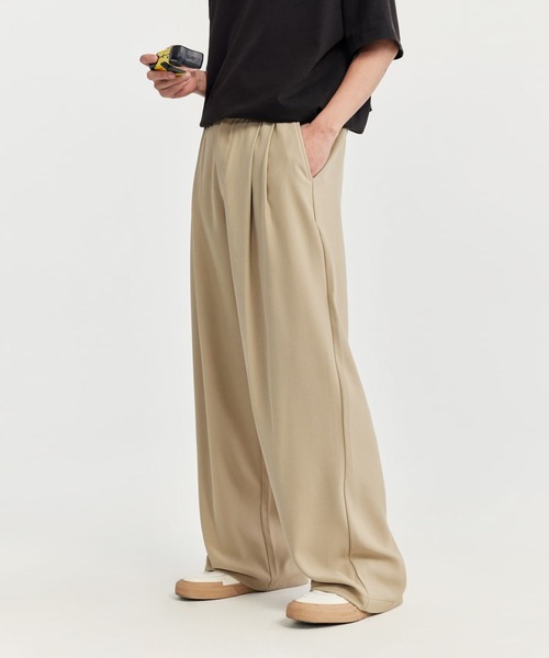 【セール】ワイドレッグ バギー トラウザーパンツ（スラックス）｜CORPUS TOKYO（コーパス トーキョー）