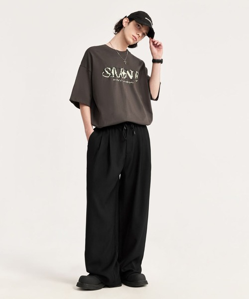 【セール】ワイドレッグ バギー トラウザーパンツ（スラックス）｜CORPUS TOKYO（コーパス トーキョー）