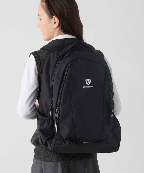 BEAMS SCHOOL（ビームススクール）の「【BEAMS SCHOOL:ビームス スクール】 キッズ ラウンドリュック 36L　学校　部活　塾　バックパック（バックパック/リュック・キッズ・ブラック・FREE）」の5枚目の写真