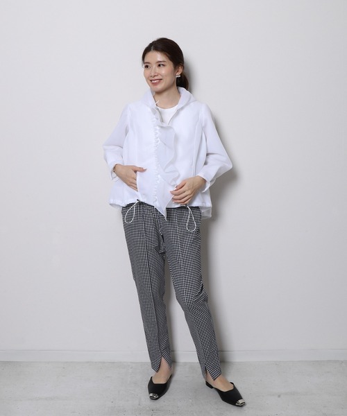 Re.Verofonna（ヴェロフォンナ）の「シアーダンボールフリルパ－カー（パーカー・レディース・ブラック/ブルー/ホワイト・MEDIUM）」の15枚目の写真