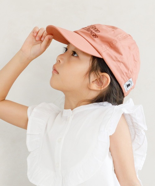 MAKE YOUR DAY（メイクユアデイ）の「ロゴと総柄キャップ（キャップ・キッズ・キャメル/ブラック/チャコールグレー/オレンジ/ベージュ・L/M/S）」の5枚目の写真