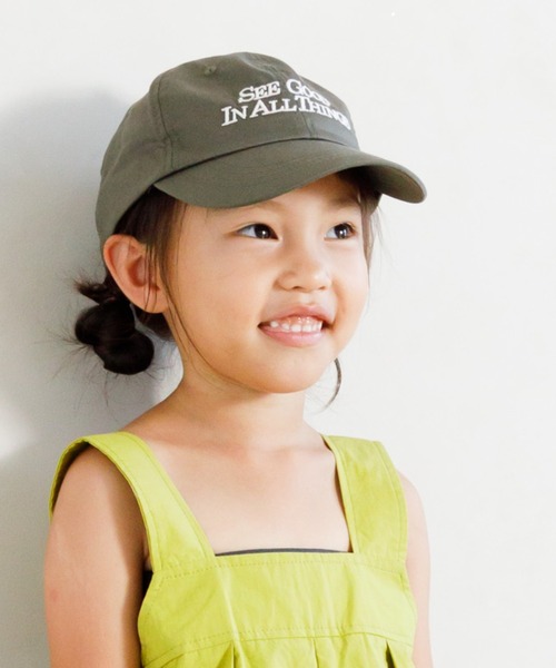 MAKE YOUR DAY（メイクユアデイ）の「ロゴと総柄キャップ（キャップ・キッズ・キャメル/ブラック/チャコールグレー/オレンジ/ベージュ・L/M/S）」の8枚目の写真