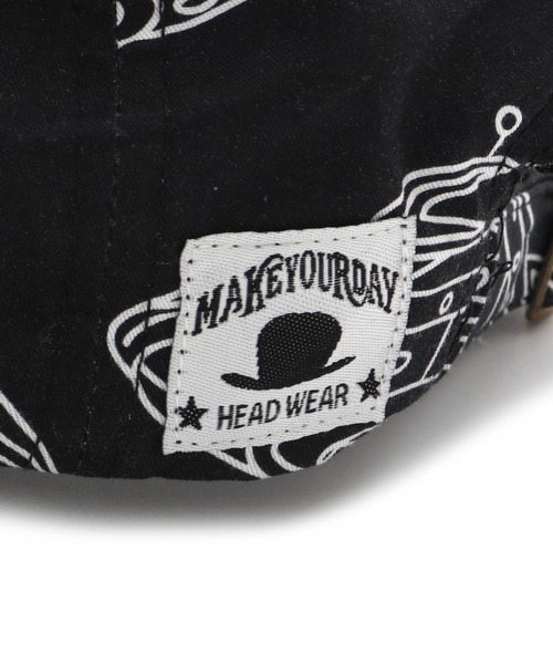 MAKE YOUR DAY（メイクユアデイ）の「ロゴと総柄キャップ（キャップ・キッズ・キャメル/ブラック/チャコールグレー/オレンジ/ベージュ・L/M/S）」の21枚目の写真