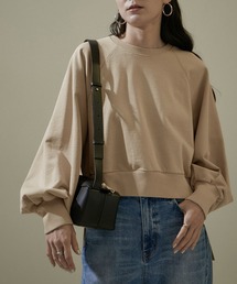 【WEB限定】サイドジップクロップドスウェット