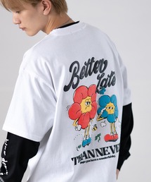 バリエーションプリント 半袖&長袖 アンサンブル Tシャツ