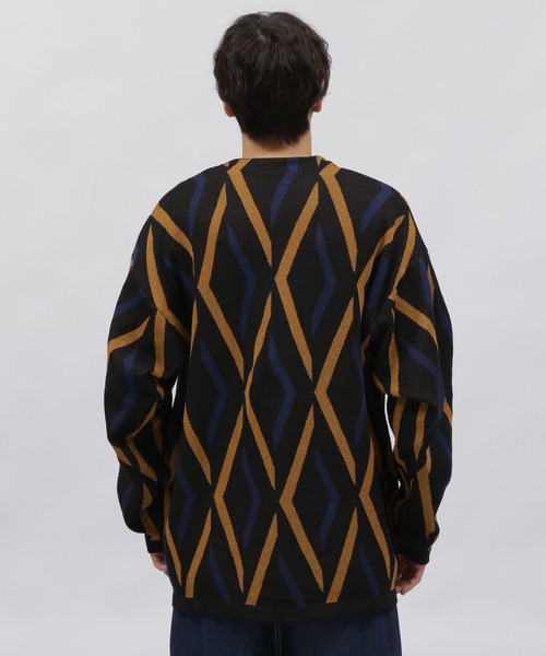 LAKOLE(ラコレ)の「WJQアソート柄カーディガン / 102716(カーディガン/ボレロ・メンズ・ライトグレー/アイボリー/ブラック・X-LARGE/LARGE/MEDIUM)」の12枚目の写真