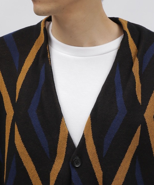 LAKOLE(ラコレ)の「WJQアソート柄カーディガン / 102716(カーディガン/ボレロ・メンズ・ライトグレー/アイボリー/ブラック・X-LARGE/LARGE/MEDIUM)」の13枚目の写真