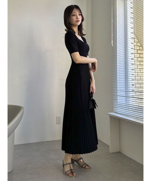 dazzlin（ダズリン）の「ハーフスリーブニットワンピース（ワンピース