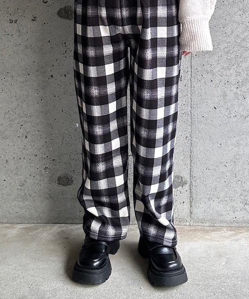 セール】もこもこあったかボアチェックパンツ（その他パンツ