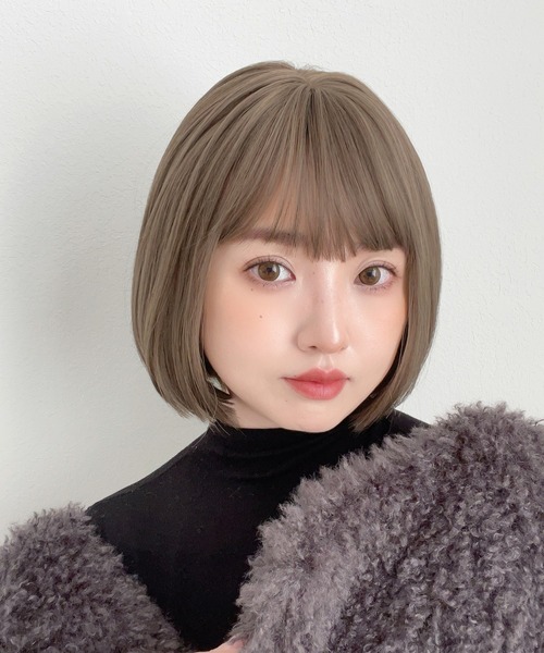 Brightlele（ブライトララ）の「「 カラメルトップスボブ 」 ウィッグ ボブ ショート 自然 フルウィッグ（ウィッグ・レディース・その他12/その他11/その他10/その他9/その他8/その他7/その他5/その他6/その他15/その他14/その他13/その他4/その他1/その他2/その他3・フリー）」の8枚目の写真