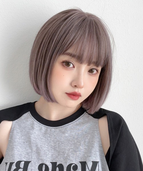 Brightlele（ブライトララ）の「「 カラメルトップスボブ 」 ウィッグ ボブ ショート 自然 フルウィッグ（ウィッグ・レディース・その他12/その他11/その他10/その他9/その他8/その他7/その他5/その他6/その他15/その他14/その他13/その他4/その他1/その他2/その他3・フリー）」の9枚目の写真