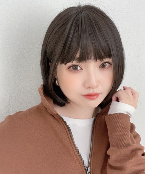 Brightlele（ブライトララ）の「「 カラメルトップスボブ 」 ウィッグ ボブ ショート 自然 フルウィッグ（ウィッグ・レディース・その他12/その他11/その他10/その他9/その他8/その他7/その他5/その他6/その他15/その他14/その他13/その他4/その他1/その他2/その他3・フリー）」の17枚目の写真