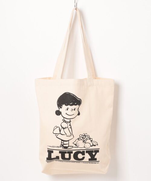 FRUIT OF THE LOOM（フルーツオブザルーム）の「FRUIT OF THE LOOM / PEANUTSトートバッグ / 80329500（トートバッグ・レディース・グリーン/ブルー/アイボリー/イエロー/ピンク・FREE）」の10枚目の写真