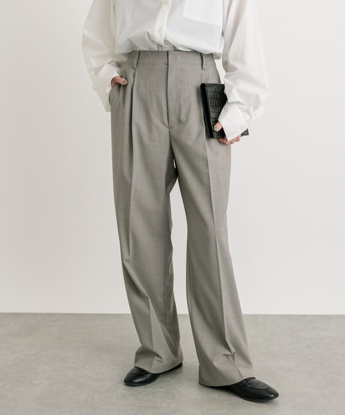 RIVE DROITE(リヴドロワ)の「ビジューレイヤードパンツ(その他パンツ・レディース・グレー/ブラック・36/38)」の18枚目の写真