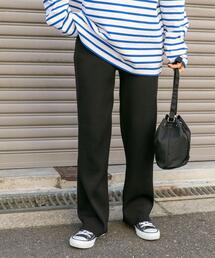 FORK&SPOON | FORK&SPOON　マシンウォッシャブルリブニットパンツ(その他パンツ)