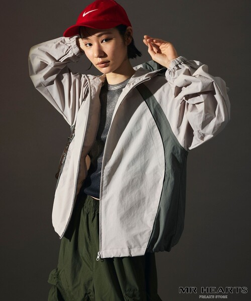 セール】限定展開 MR HEARTS/ミスターハーツ 2TONE SWITCHING ZIP UP