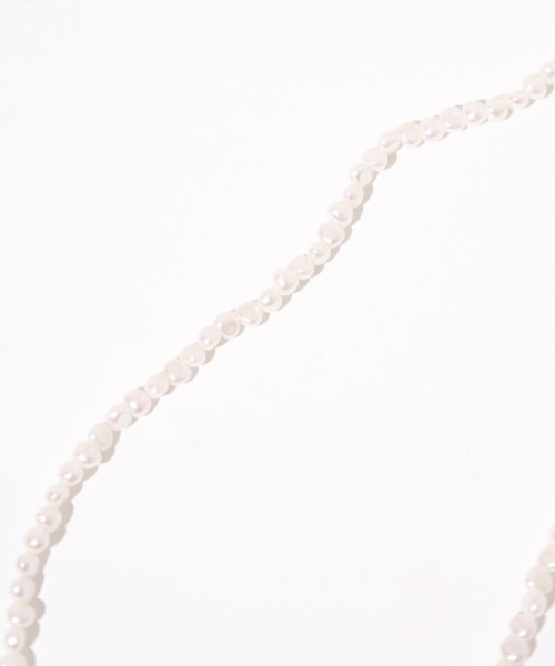 flower（フラワー）の「パーリーハートネックレス（ネックレス・レディース・ホワイト・FREE）」の4枚目の写真