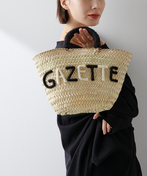 Whim Gazette “KILOMETRE PARIS” 別注 かごバッグ Whim Gazette(ウィム ガゼット)の【KILOMETRE PARIS】別注