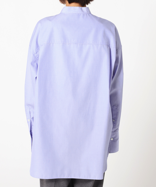 CITYSHOP(シティーショップ)の「《追加》BIG SILHOUETTE シャツ(シャツ/ブラウス・レディース・ホワイト/ライトブルー・FREE)」の15枚目の写真