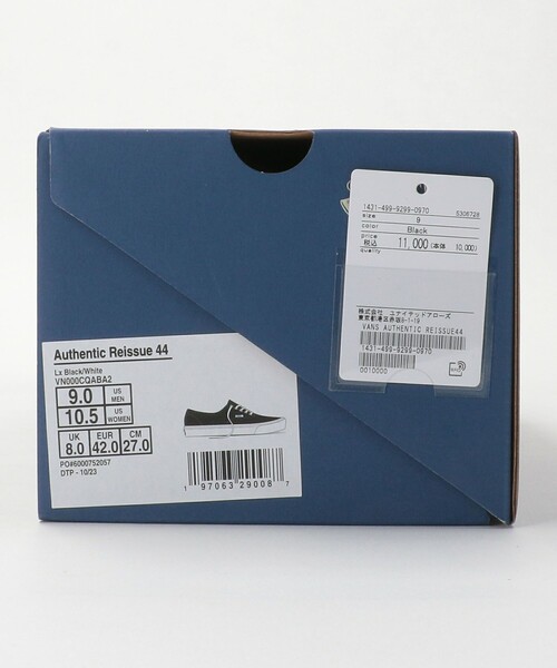 VANS（バンズ）の「＜VANS＞ オーセンティック リイシュー 44/スニーカー（スニーカー・メンズ・ブラック/ネイビー・8h/9/9h/10/8/10h/11/7h）」の16枚目の写真