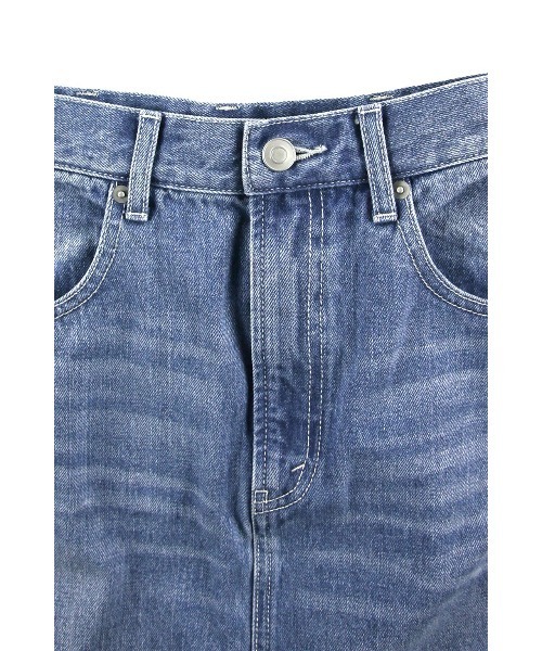 ALEXIA STAM（アリシアスタン）の「Fringe Hem Denim Long Skirt /ダメージデニムスカート（スカート・レディース・ブルー・M/S）」の19枚目の写真