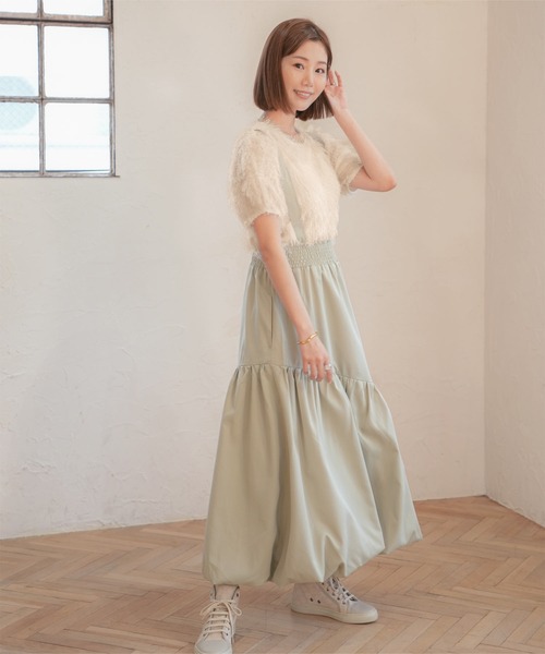 KOBE LETTUCE（コウベレタス）の「[ ほしのこさんコラボ ]　選べる2タイプラメフェザートップス（その他トップス・レディース・アイボリー/アイボリー系/ブラック/ブラック系/ベージュ系/グレイッシュベージュ・M/M1）」の10枚目の写真