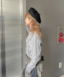 クロシェ編みベレー