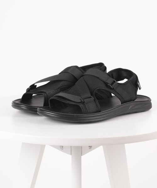 aimoha（アイモハ）の「aimoha men BASIC SPORTS SANDAL べシック スポーツ サンダル（サンダル・メンズ・ブラック/ブラウン・27.5cm/25.0cm/25.5cm/26.0cm/26.5cm/27.0cm）」の2枚目の写真