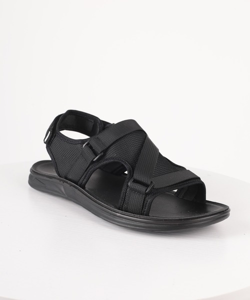 aimoha（アイモハ）の「aimoha men BASIC SPORTS SANDAL べシック スポーツ サンダル（サンダル・メンズ・ブラック/ブラウン・27.5cm/25.0cm/25.5cm/26.0cm/26.5cm/27.0cm）」の5枚目の写真
